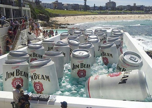 Самый большой холодильник в мире для напитков Jim Beam (Джим Бим)