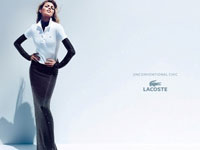 Аня Рубик (Anja Rubik) в рекламе Lacoste (Лакост)